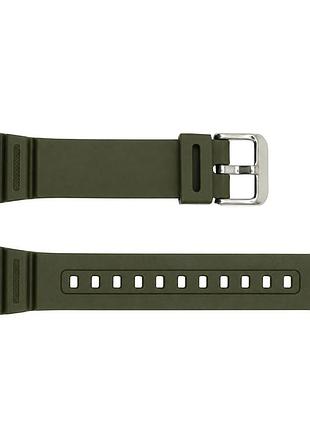 Ремінець для годинника skmei 1299 army green полімерний темно-зелений мілітарі