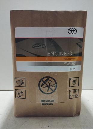 Oe toyota box масло моторное toyota fuel economy 5w30 5л