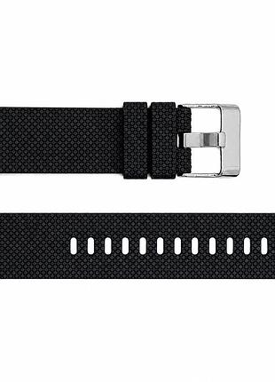 Ремешок для часов skmei 1434 black-white черно-белый силиконовый сменный браслет