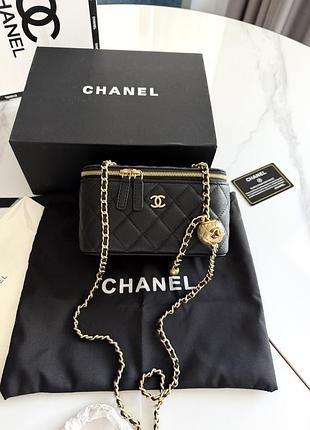 Chanel black gold texture (дзеркало) 17х11х8
