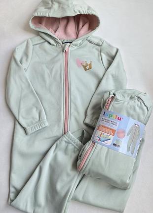 Софтшелл комбинезон на флисе lupilu 86-92 см softshell водонепроницаемый для девочек