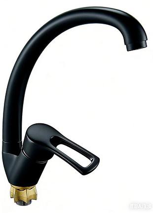 Смеситель для кухни aquatica s46 излив ухо на гайке (b) ø40 мм