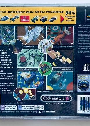 Micro machines v3 value series, б/у, английская версия - диск для playstation 1 2