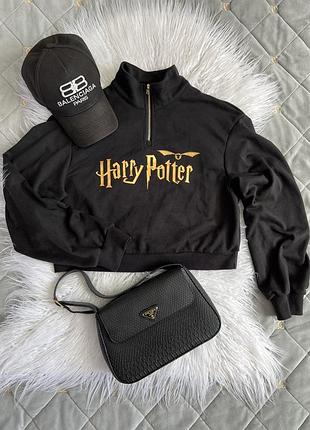 Бомбезний вкорочений світшот🔥 🏷️potter розмір—хс стан—ідеал✨