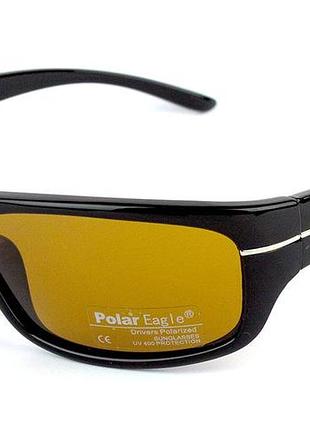 Очки антифары для водителей день ночь polar eagle 8303-c3