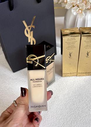 Тональний крем all hours foundation luminous matte
