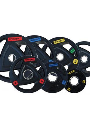 Диск гумовий fitnessport 50 мм 2.5-25 кг
