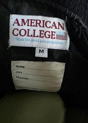 Бомбер унисекс, american college, размер м 7