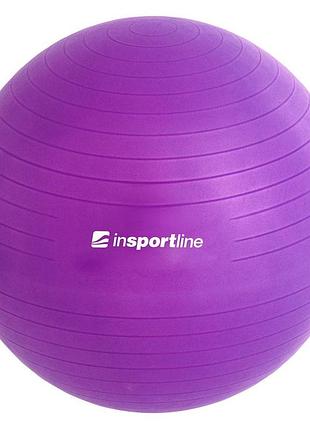 М'яч гімнастичний insportline top ball 55 см - фіолетовий