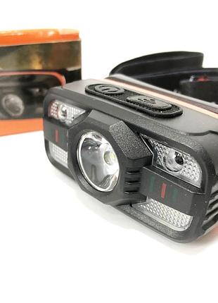 Налобный фонарь для рыбалки кемпинга wh-0188, xpe+smd, налобный фонарик с влагозащитой uo-35