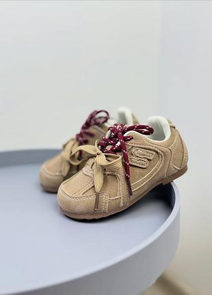 Детские кроссовки бежевые 1732 29
