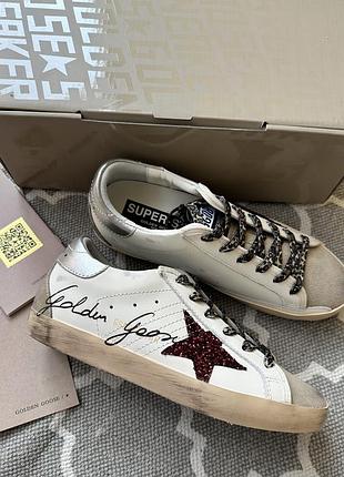 Кеди ggdb golden goose з натуральної шкіри.