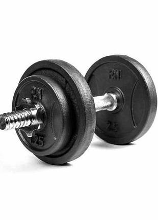 Гантеля розбірна металева rn-sport 8.5 кг