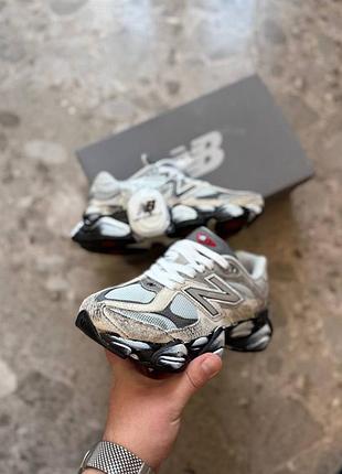 New balance 9060 beige &amp; black 5