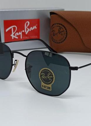 Солнцезащитные очки rb 3548 black линза стекло комплект 1