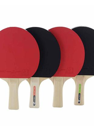 Набор для настольного тенниса cornilleau sport quattro, черно красный