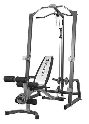 Багатофункціональний атлас з лавкою для тренувань insportline power rack pw60