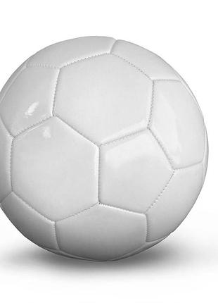 Мяч футбольный yakimasport all white, размер 5