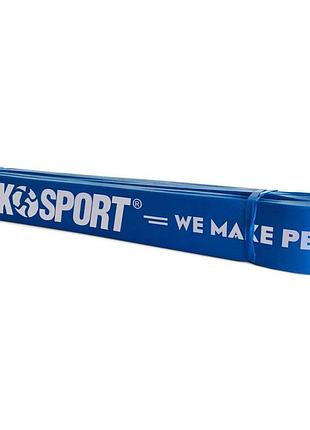 Лента эспандер для упражнений k-sport power band 2 16-39 кг синяя