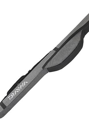 Чехол daiwa d-vec 1 rod protection bag 155 см grey — полужесткий чехол для 1 собранного удилища (15843-155