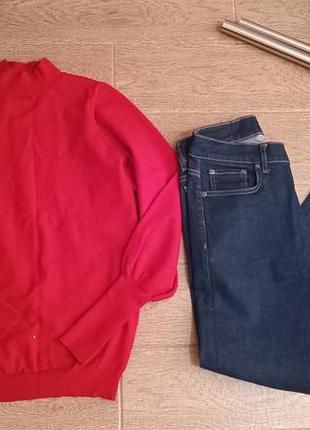 Джинси zara та свитер гольф новый размер s