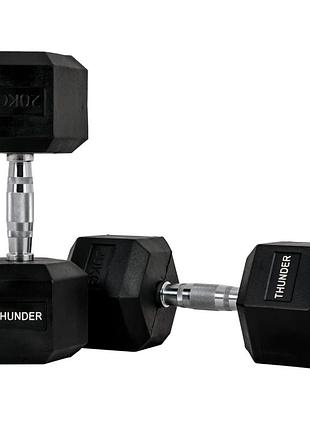 Гантель шестигранна thunder 20 кг