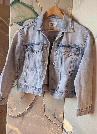Джинсовка zara 152р 11-12р