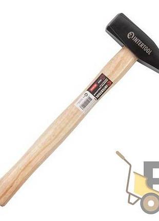 Молоток слесарный 1000 г, ручка из ясеня intertool ht-0249