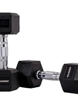 Гантель шестигранна thunder 7,5 кг 2