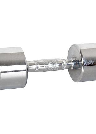 Гантель хромована insportline crossteel 6 кг