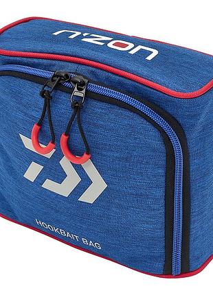 Сумка daiwa n’zon hookbait bag — органайзер для насадок, аттрактантов и рыболовных монтажей 21×16×8 см (13304-501)