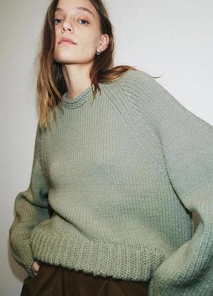 Трикотажний светр zara - s, m, l