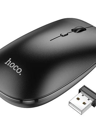 Мышь беспроводная hoco gm15 art bluetooth + 2.4g черный