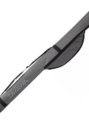 Чехол daiwa d-vec 1 rod protection bag 145 см grey — полужесткий чехол для 1 собранного удилища (15843-145)