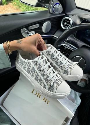 Кроссовки dior комбинированные серые 39