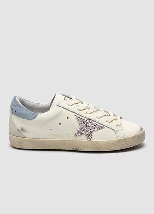 ⭐️ golden goose super-star ltd with multicolor glitter star