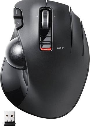 Беспроводная мышь-трекбол elecom ex-g (m-xt3drbk) 2.4ghz / сток из германии