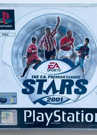 The f.a. premier league stars 2001, б/у, английская версия - диск для playstation 1