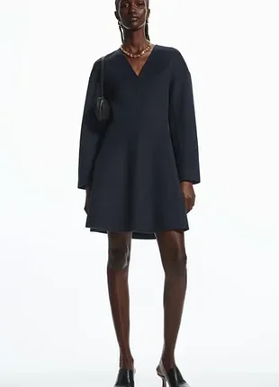 Платье женское cos v-neck double-faced wool dress / 36,38