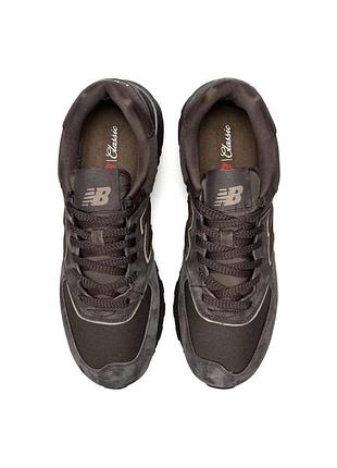 New balance 574 classic gtx chocolate brown 6