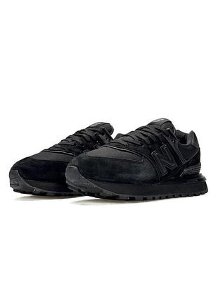 New balance 574 classic gtx all black