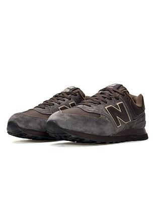 New balance 574 classic m gtx chocolate brown