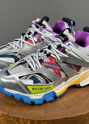 Blncg track silver colorblock