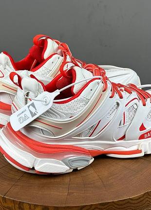 Кроссовки blncg track white coral 3