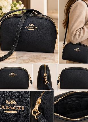 Оригинальная сумка coach madi crossbody cr348 — gold/black