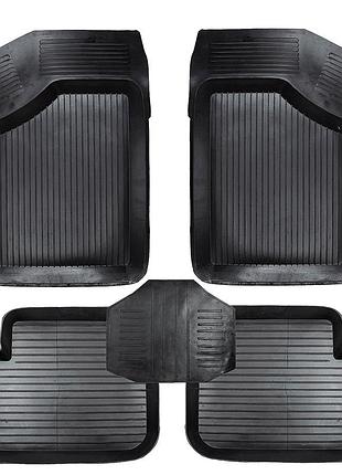 Килимки гумові lada 2108-21099/2113-2115 5шт коритом+перемичка дубно