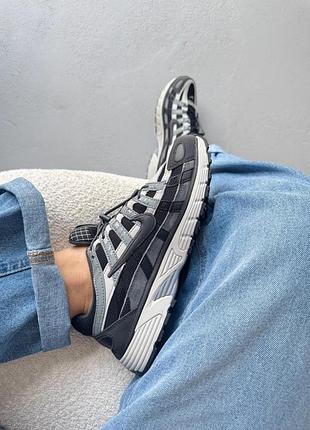 😍 женские кроссовки nike p-6000 black/grey 8