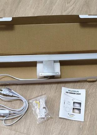 Светодиодный светильник для зеркала niorsun led mirror light, 18 вт (79 см)