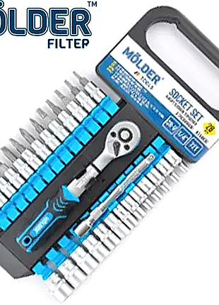 Набір інструментів 28од.1/4 6гран molder мт64828