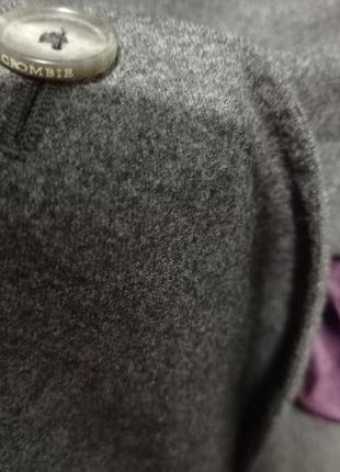 Т20. шерстяной серый vip мужской пиджак crombie шикарнейшая вещь оригинал блейзер шерсть вовна2 фото